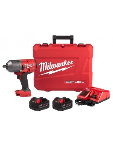 Kit Llave De Impacto M18 1/2" + 2 Baterías + Cargador - 2967-22 - Milwaukee