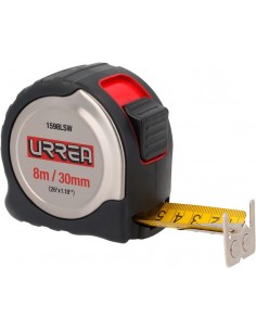 Flexómetro De Acero Inoxidable 8 Mts - 1598LSW - Urrea