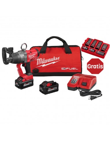 Kit Llave De Impacto 1" + Juego De Copas - Milwaukee