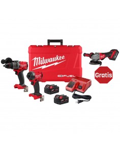Kit Combinado De 2 Herramientas + Pulidora - Milwaukee