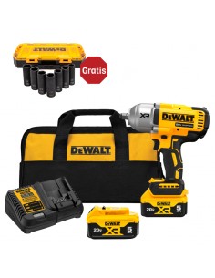 Kit Llave de impacto de ½” 20V  DCF900P2-B3B Gratis Juego...