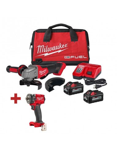 Combo Milwaukee Pulidora 4-1/2"...