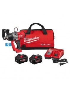 Llave de Impacto M18 1" 1500 lbs-ft + 2 Baterías XC8.0 +...