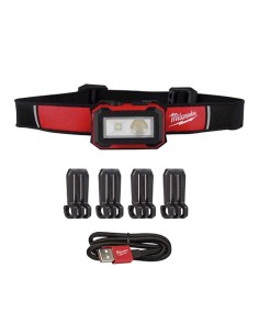 2012R Linterna Frontal Recargable Magnética 450 Lúmenes –...
