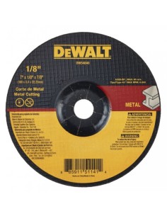 DEWALT DW54840 Disco Corte Metal Tipo 42 7" x 1/8" x 7/8"