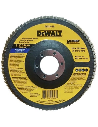 DEWALT DW8310-BR Disco Flap Tipo 29...