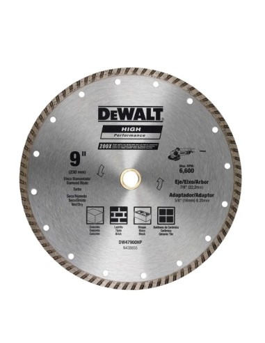 DEWALT DW47900HP Disco Diamantado...