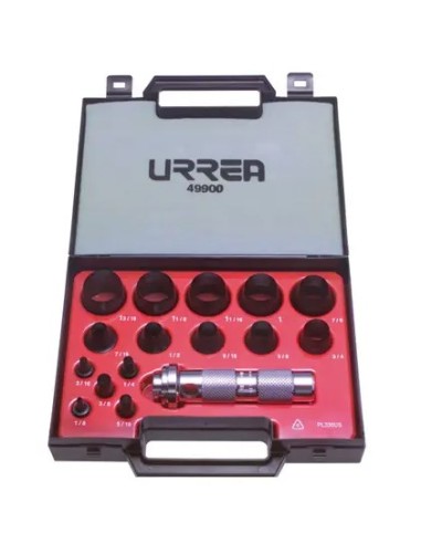 Kit Sacabocados 1/8" a 1-3/16" URREA...