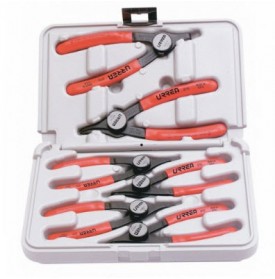 Juego de 6 pinzas para anillos de retención 370L Urrea