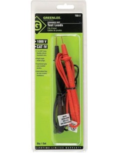 Juego Puntas Para Multímetro 1000 V - TSG-3 - Greenlee